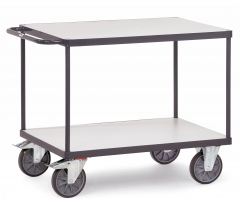 Fetra ESD-Tischwagen mit 2 Böden, elektrisch leitfähige Ausführung 1200x800