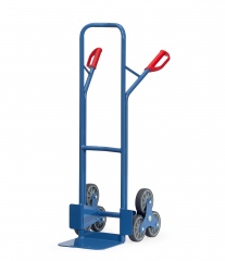 Fetra Stahlrohr-Treppenkarre, mit dreiarmigen Radsternen, Schaufelbreite 320mm