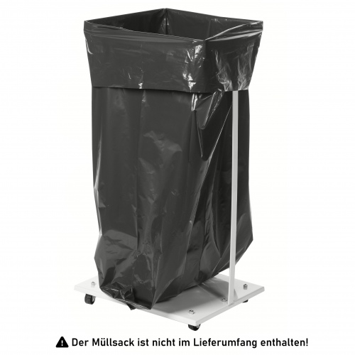 Kongamek Müllsackständer in weiß 450x380x900mm für 240l-Säcke